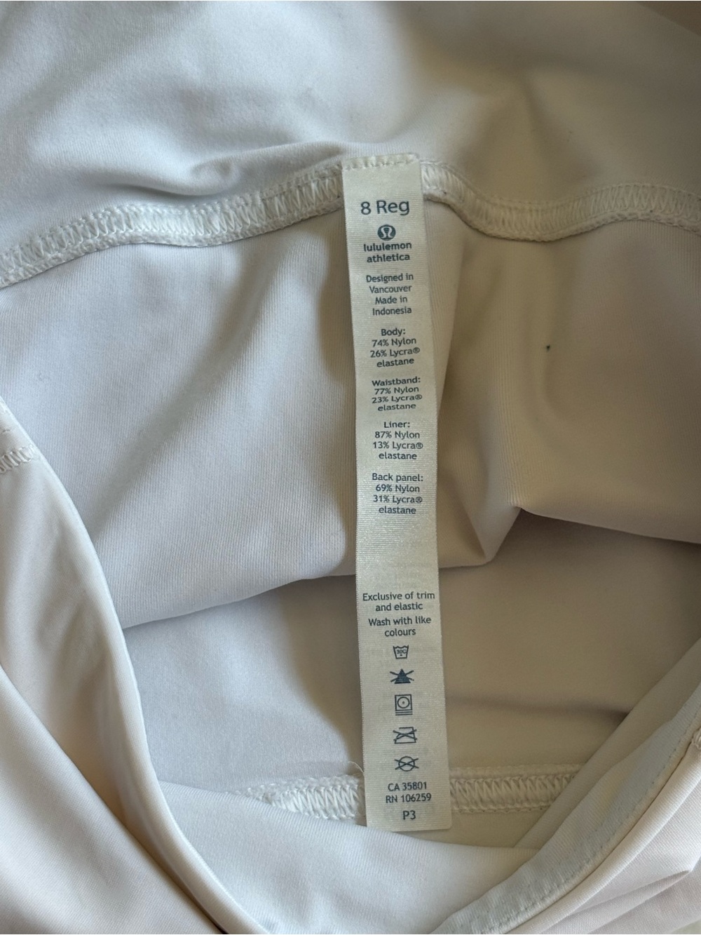 Lululemon Lost In Pace Skirt White - Picture 7 of 10